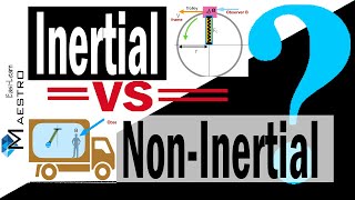 Inertial vs Non Inertial Frame of Reference  why and when to use Pseudo Forces  Physics [upl. by Ahsienek]