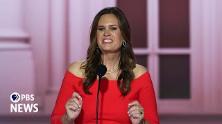 WATCH Gov Sarah Huckabee Sanders spoke at 2024 Republican National Convention  2024 RNC Night 2 [upl. by Halueb773]