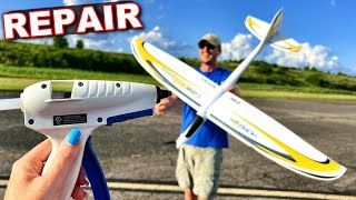 How To Repair Foam Model Planes [upl. by Eibber973]