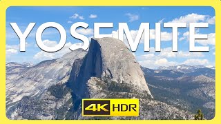 Yosemite National Park  EPIC VIEWS  Glacier Point  Yosemite Falls ROARING  Tunnel View  4K HDR [upl. by Danae779]