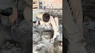 making Useful Cement Products shorts diy cementprojectsyoutubeshorts satisfying [upl. by Newel]