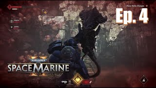 FRICKING PSYKER BASTARDS  Warhammer 40000 Spacemarine 2 Mostly Blind Lets Play Ep 4 [upl. by Annirok]