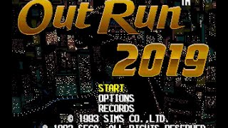 Mega Drive Longplay 150 Outrun 2019 [upl. by Llered]