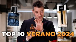 Top 10 perfumes hombre verano 2024 [upl. by Enneiluj435]