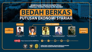 Pembinaan Teknis Peradilan Agama Virtual Bedah Berkas Putusan Ekonomi Syariah [upl. by Jacquetta]