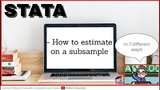 Stata  How to estimate on a subsample [upl. by Awra]