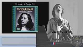 Lucienne Boyer  Parlezmoi damour 1930 subtitled [upl. by Clementina]