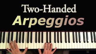 Two Handed Arpeggios A Piano Tutorial [upl. by Enomsed231]