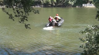 Crews rescue elderly man from Winooski River bank [upl. by Nahrut]