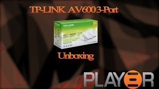 TPLINK AV600 3PORT Powerline Adapter Unboxing and Overview [upl. by Elston414]