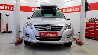 VW Tiguan Hvordan bytte hjullager foran 5N [upl. by Enayd]