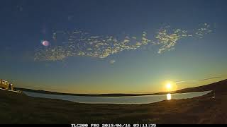 Midnight Sun in the Arctic TimeLapse [upl. by Ayouqat]