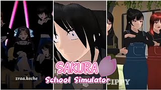 KUMPULAN TIKTOK VIDIO KAK RIZKA CH II SAKURA SCHOLL SIMULATOR PART 4 BYrizkach youtube [upl. by Nnylorac]