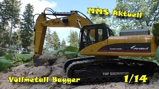 Amewi TOP EXCAVATOR Vollmetall Bagger 114 [upl. by Yursa]