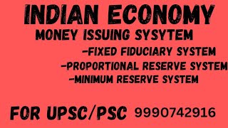 L1MONEY PART4fixed fiduciary systemproportional reserve systemminimum reserve systemzeroias [upl. by Nalani954]