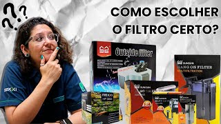 O TAMANHO IMPORTA APRENDA A ESCOLHER O MELHOR FILTRO PARA O SEU AQUÁRIO [upl. by Sundberg665]