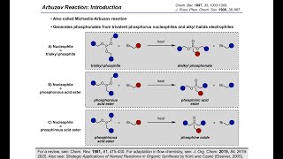 Synthesis Workshop The Arbuzov Reaction Episode 34 [upl. by Neelyahs539]