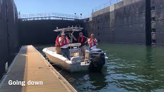 TIME LAPSE Take a ride in the Pinopolis Lock [upl. by Ackerman761]