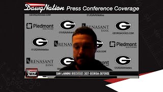 Georgia defensive coordinator Dan Lanning discuss 2021 Georgia defense offense [upl. by Remus]