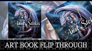 ART BOOK FLIP THROUGH  The Art of ANNE STOKES [upl. by Enrobialc]