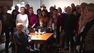 Flashmob  gemengd koor De Vedel  Speelkaartenmuseum Turnhout [upl. by Garv]