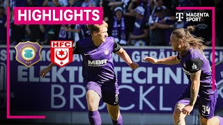 FC Erzgebirge Aue  Hallescher FC  Highlights 3 Liga  MAGENTA SPORT [upl. by Friedly143]