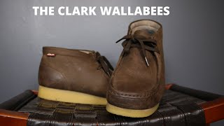 CLARK WALLABEES FULL REVIEW UNBOXING OF THE MAPLE AND COLA COLOURWAY [upl. by Kitty844]