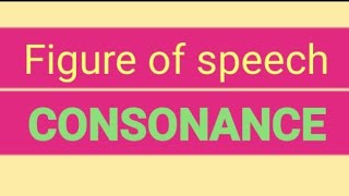 CONSONANCE  Figure of speech  figureofspeech [upl. by Asyla]