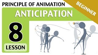 Lesson 08📗 ANTICIPATION Animation Principles [upl. by Porush]