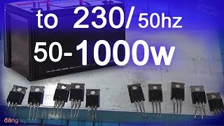 Circuit diagram 1000 inverter 50Hz 12v to 220v Inverter [upl. by Eelana]