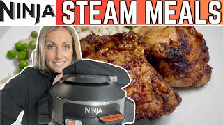 How To STEAM MEALS in NINJA FOODI 15 in 1  Jerk Chicken Rice and Vegetables [upl. by Amaryllis]