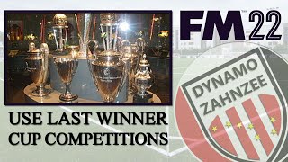 Cups  Use Division Winners  Football Manager 2022 Editor [upl. by Alexine]