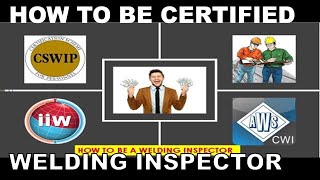 how to pass welding inspector AWSCWI CSWIP and IWIP CSalary of welding inspector CWI vs CSWIP [upl. by Oralie]