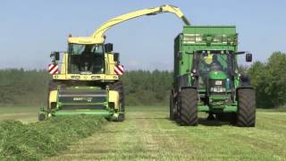 KRONE ZX 400 500 550 Dual Purpose Forage Wagons [upl. by Ayouqat]