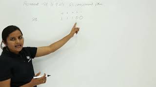 2s Complement Representation Example [upl. by Hsekar]