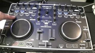 Denon MC 2000 DJ Controller  Demonstration with DJ Tutor [upl. by Anayra]