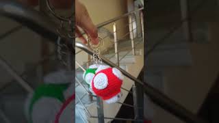 crochet mushroom ll toadstool ll detailed tutorial available ll viral crochet shorts amigurumi [upl. by Palladin42]