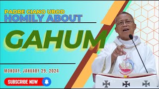 Fr Ciano Homily about GAHUM  01292024 [upl. by Earaj829]