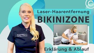 LaserHaarentfernung Bikinizone Victrastudio [upl. by Darla]