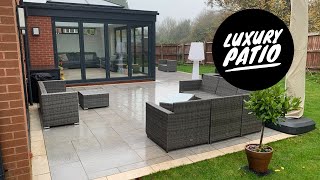 Porcelain Patio Tile Installation A StepbyStep Guide from Start to Finish gardendesign patio [upl. by Arrad]