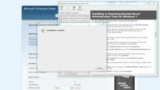 Step 2  Setting up the HyperV Admin Console using RSAT for Windows 7 [upl. by Inkster]