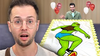 Surprising Zach With a Giant Shrek Cake [upl. by Anua]