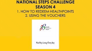 Health Promotion Board Steps Challenge  Redeem points amp Use vouchers [upl. by Rusert162]