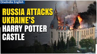 RussiaUkraine war Ukraine’s ‘Harry Potter castle’ in Odesa hit in Russian missile attack Oneindia [upl. by Pru]