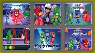 Top 7 PJ Masks Games Pj Masks HQ Pj Masks Starlight Sprint Moonfizzle MadnessPick up Power Up [upl. by Norrabal]