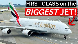 Emirates First Class A380  25 Hours Cairo to New York [upl. by Annadiana]