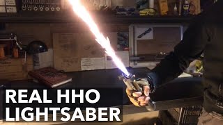 First real lightsaber HHO amp high pressure electrolyzer Guinness World Records approved [upl. by Quenna]