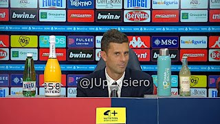 THIAGO MOTTA post GenoaJuve 03 conferenza stampa quotDouglas Luiz è forte Conceicao e Vlahovicquot [upl. by Syxela980]