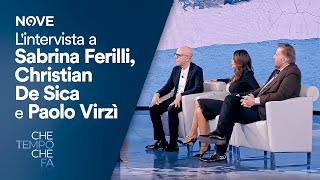 Che tempo che fa  Lintervista a Sabrina Ferilli Christian De Sica e Paolo Virzì [upl. by Medrek]