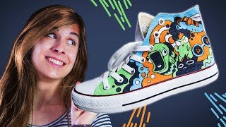 Colorare delle SCARPE con gli UNIPOSCA 🐸 [upl. by Anawik]